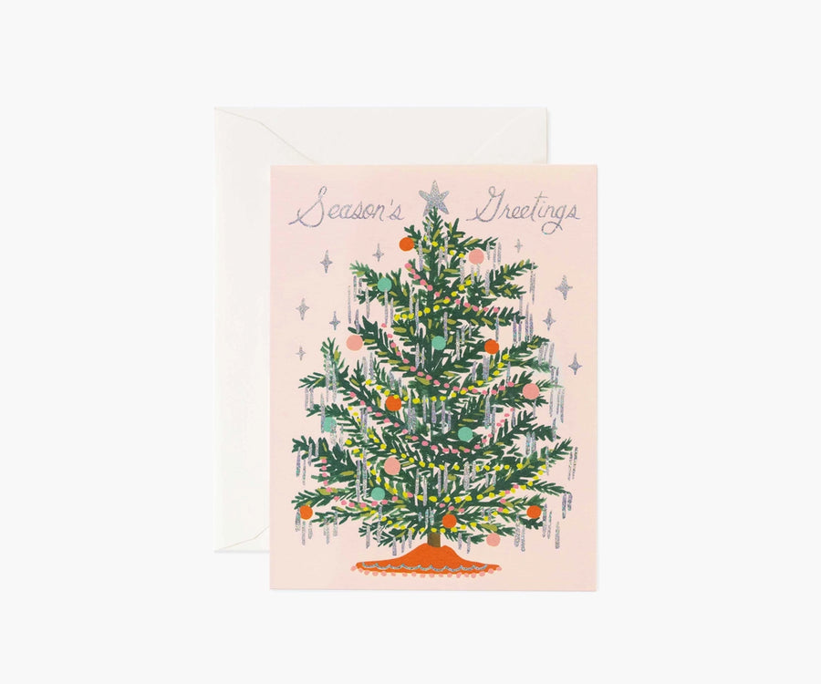 Rifle Paper Co. | Boxed Set of Tinsel Tree Card
