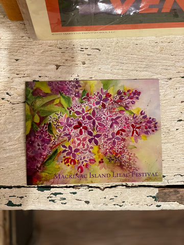 Lilac Postcard